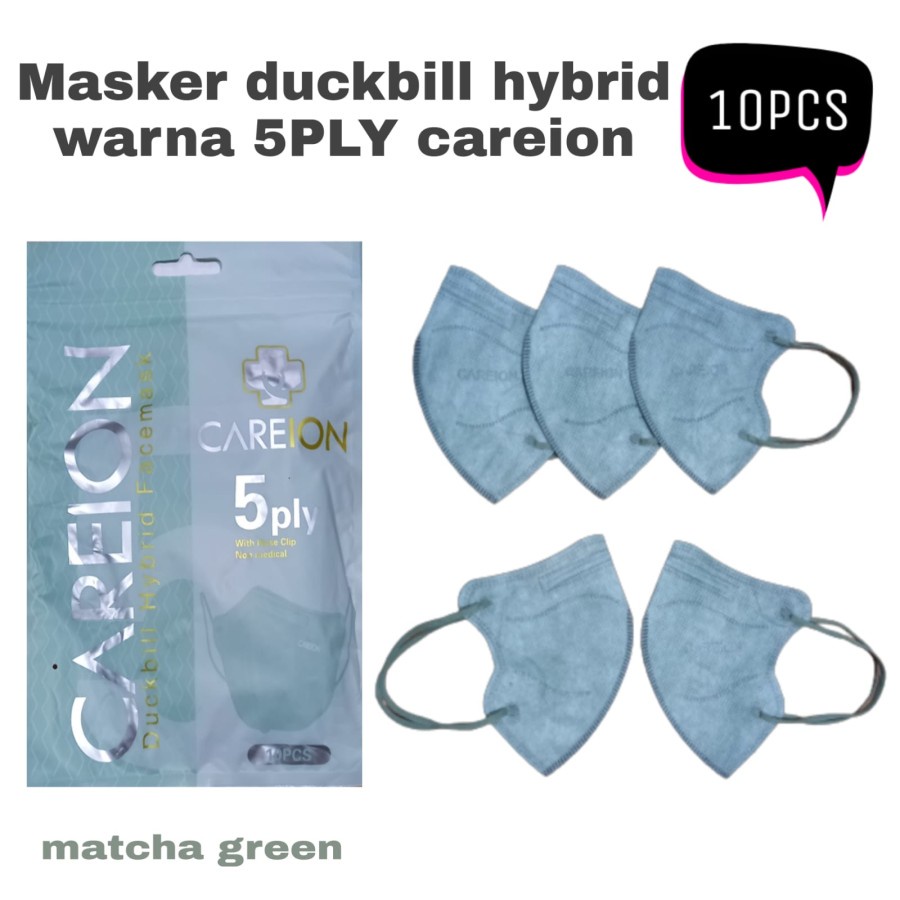 MASKER KN 95 PRO HYBRID 5PLY EMBOS PREMIUM QUALITY ISI 10 MODEL KOREA