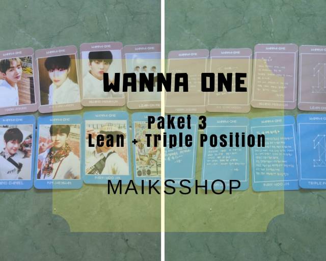 Wanna One Undivided All Version Photocard