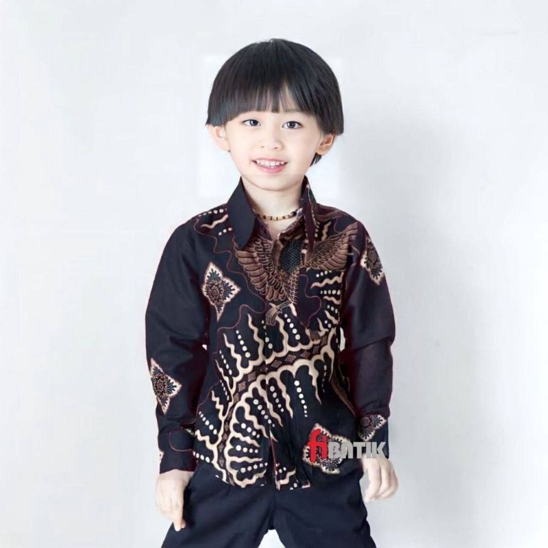 Kemeja batik anak-batik anak-Baju batik anak laki laki umur 2-12 tahun kemeja batik anak (butik_dian)