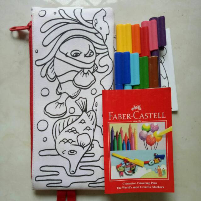 

Connector colouring pens