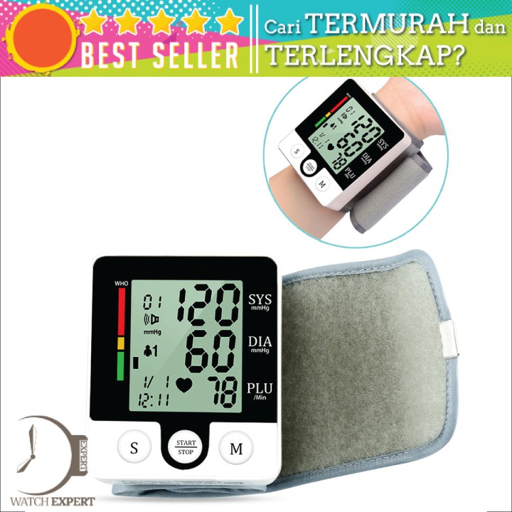 Bisa COD Tensi Darah Pengukur Tekanan Darah Electronic Sphygmomanometer with Voice - JZIKI CK-132