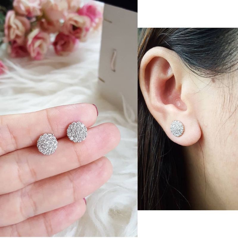 Anting Titanium Anti Karat Anting wanita Model simple dan Elegant