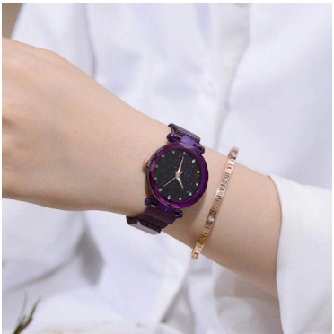 Jam Tangan Mewah Wanita Magnet Anti Air korea Style  Bisa COD, Beli Banyak Gratis Ongkir Dari Shopee Buruan