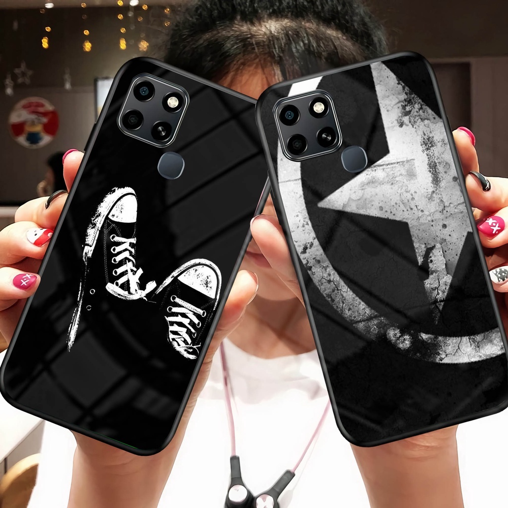 Softcase Glass Infinix Smart 6 - GK43 - Case HP Infinix Smart 6 - Case Infinix - Kesing HP Infinix S