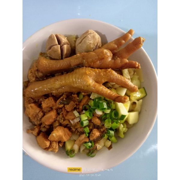 

bumbu mie ayam/bak mie instan resep khas wonogiri