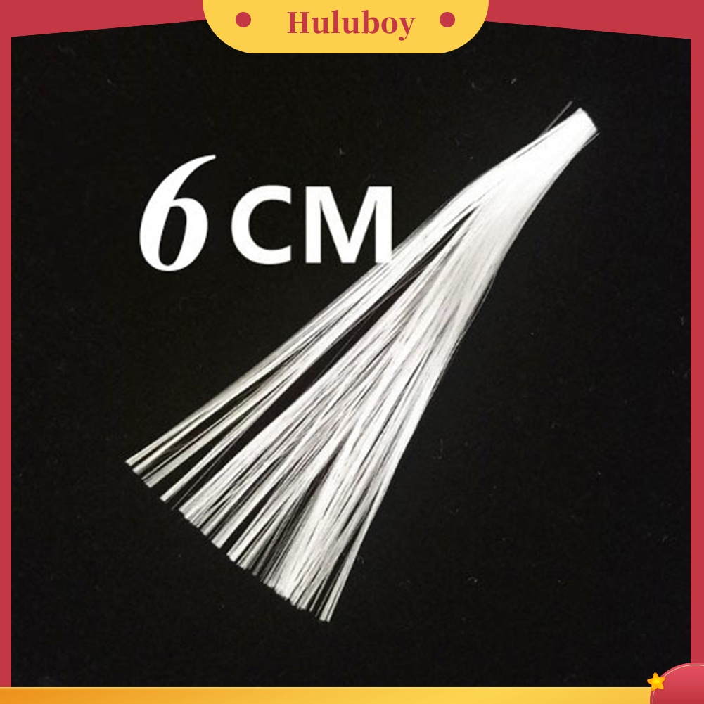 Huluboy Huluboy♡ 10 Pcs Lem Ekstensi Kuku Bahan Fiberglass Untuk Manicure