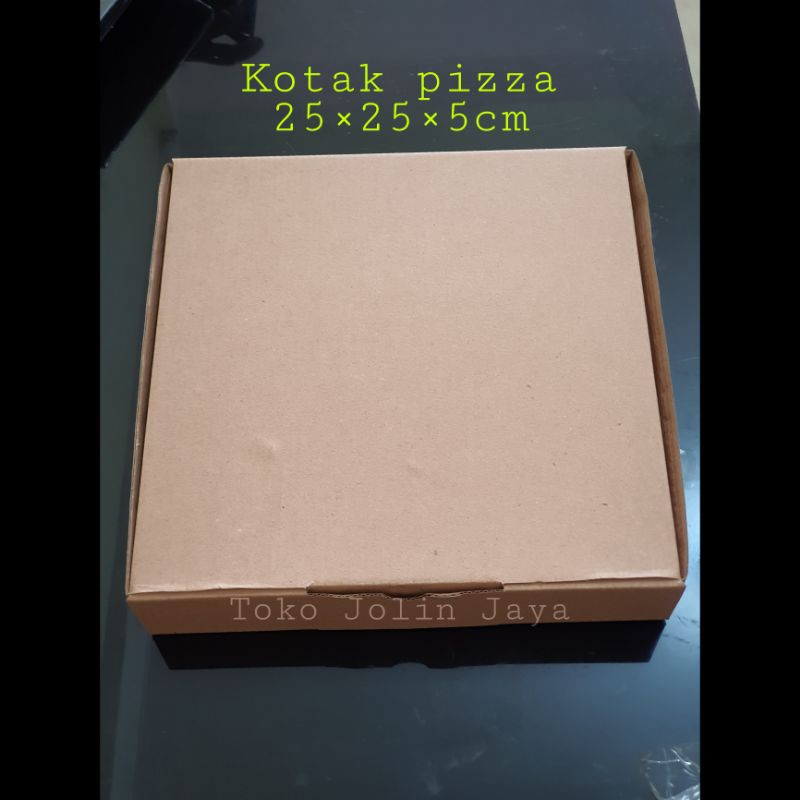 

1 lbr kotak kardus pizza 25×25×5cm