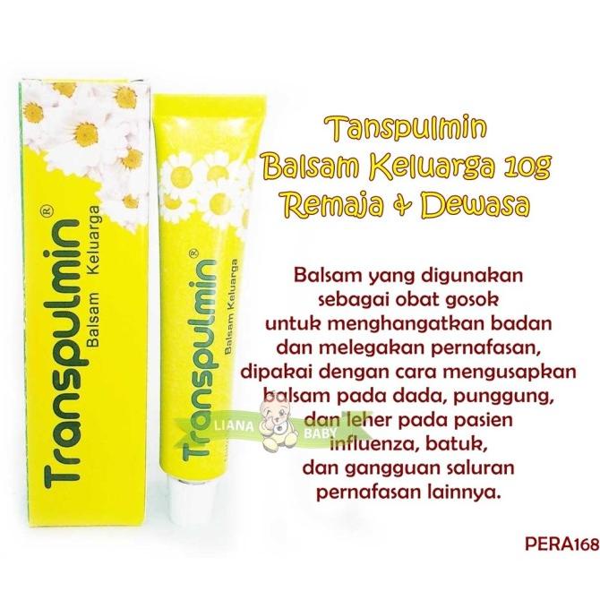 '+'+'+'+] PERA168 TRANSPULMIN KIDS BALSAM KELUARGA 10Gr ANAK REMAJA & DEWASA