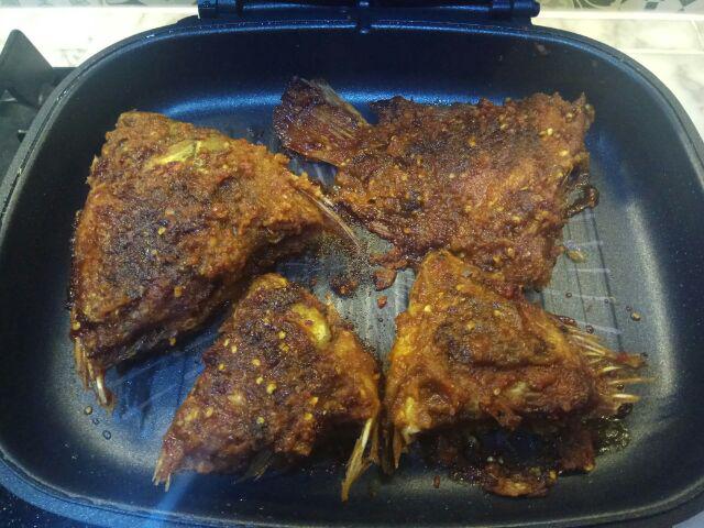 Peralatan Masak Ori Korea Happycall Titanium Jumbo Grill Double Pan