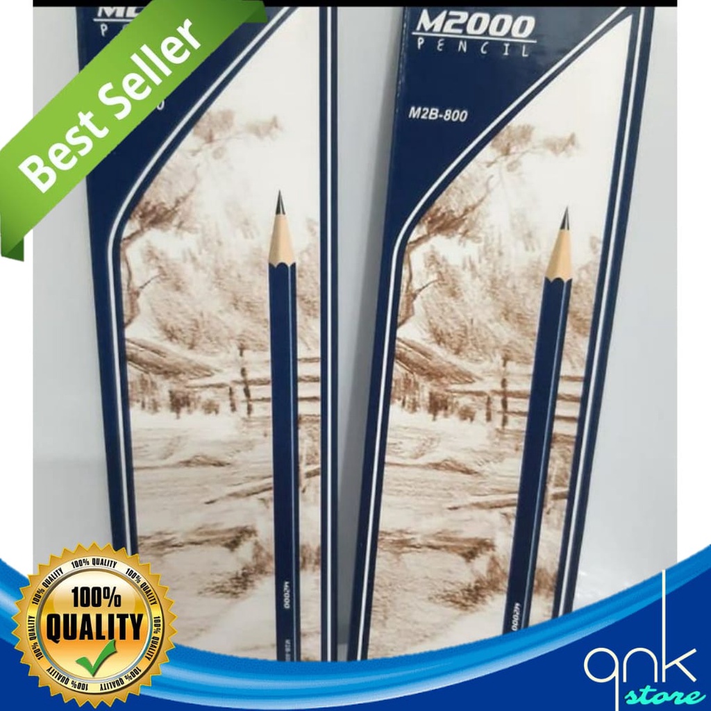 Pensil 2B M2000 Pensil Sekolah Murah