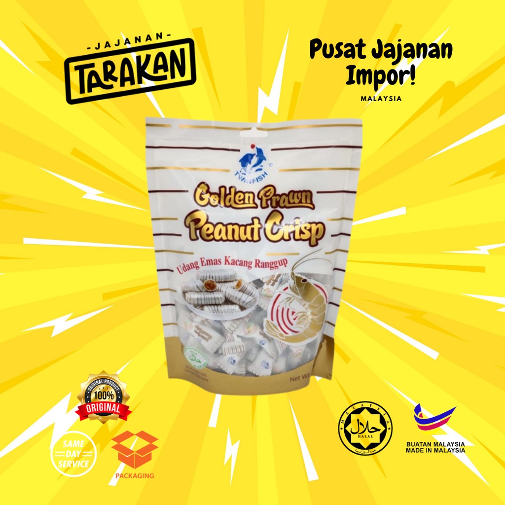 

Golden Prawn Peanut Crisp 350g Malaysia