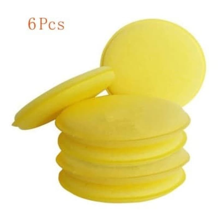 SPONGE APPLICATOR WAX BUSA SPONGE WAX APPLICATOR PAD BUSA POLES MOBIL WAX BUSA SPONGE APPLICATOR APLIKATOR PAD WAX BODY MOBIL 10 CM