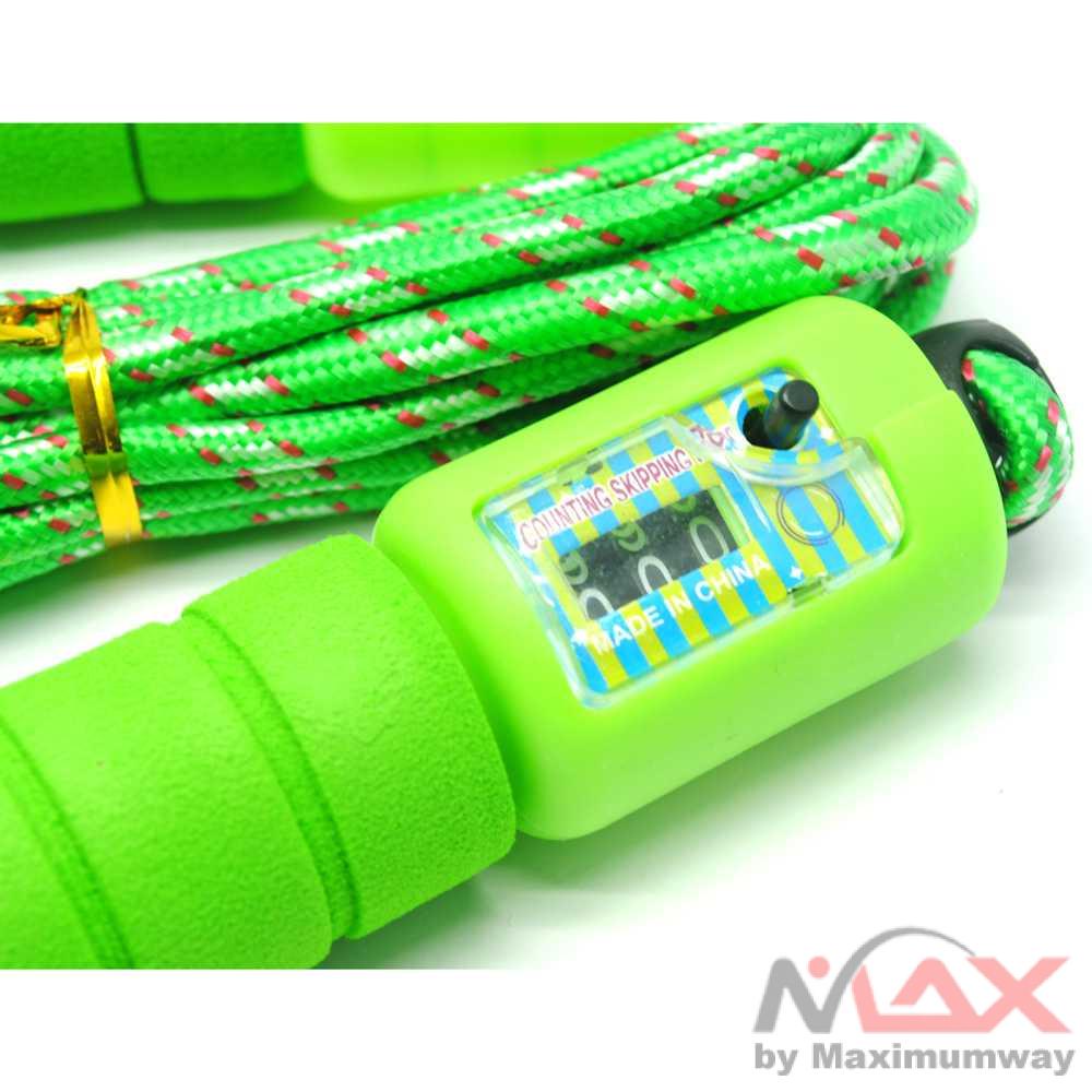 Tali Skipping dengan Penghitung Otomatis Skiping loncat tali olah raga fitness sport alat olahraga skipping rope jumping rope training crossfit jump rope workout equipments Quick count skipping rope Workout in the gym Fitness Sports Jump Rope Accurate
