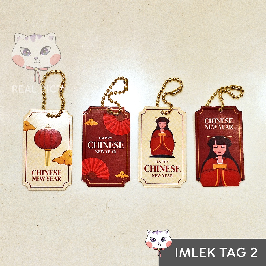 

HANG TAG IMLEK CHINESE NEW YEAR free rantai / LABEL GANTUNGAN chinese