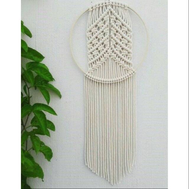 READY STOK) macrame Hiasan dinding dream catche / macrame wall hanging /Dekorasi rumah