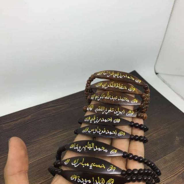 Gelang kaukah ukir nama