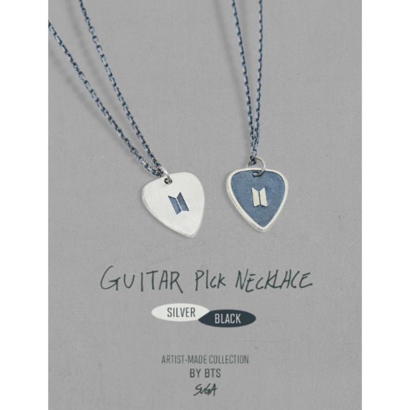 GUITAR PICK NEACKLACE ARTIST MADE COLLECTION BY BTS SUGA