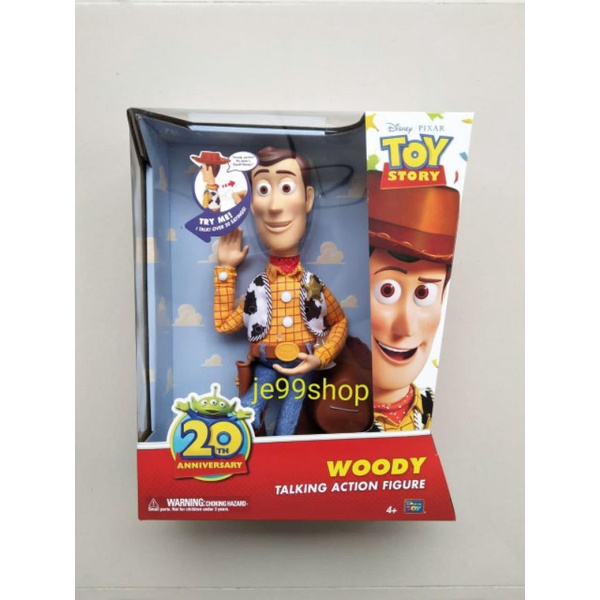 woody talking toy story movie thinkway toys new misb