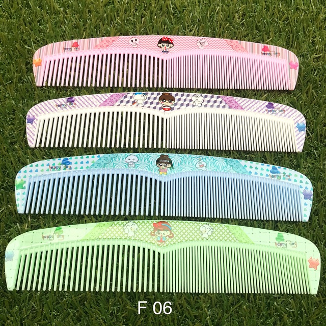 Sisir Rambut Set isi 4 murah Meriah Laris Sisir Gagang