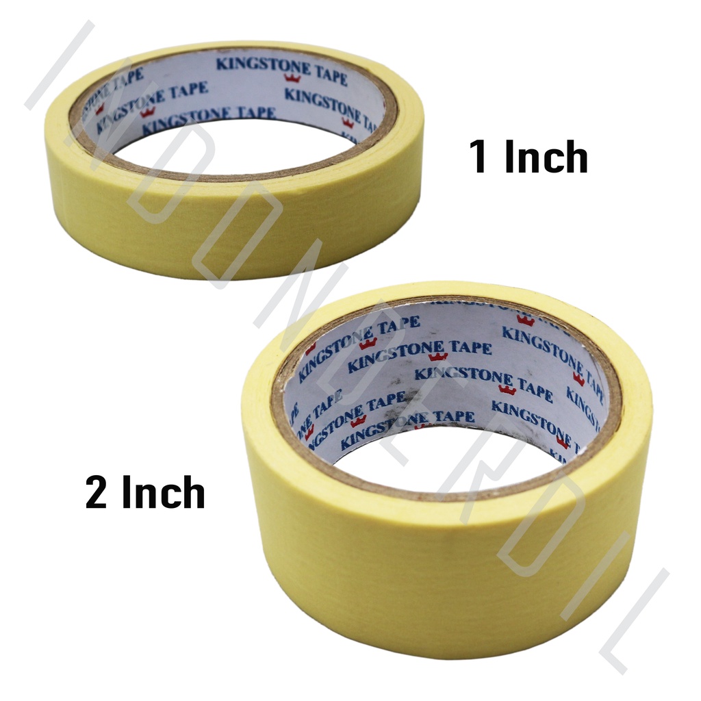 Lakban-Lem-Solasi-Isolasi Kertas-Masking Tape-Taping 1 2 Inch-In