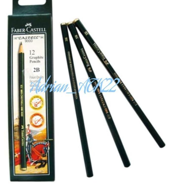 

Lagi Tren.. PENSIL FABER CASTEL 2B || PENSIL FABER CASTEL 1BOX ISI 12PCS