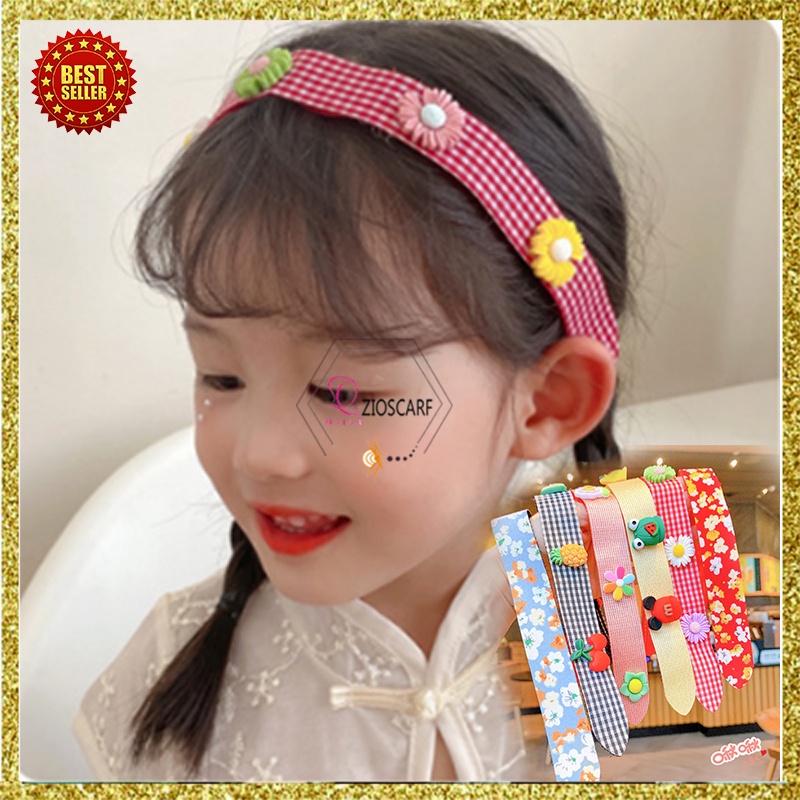 BANDO ANAK KOREA BANDANA ANAK STRAP MOTIF 3D AKSESORIS RAMBUT LUCU ANAK BAYI BALITA AK26