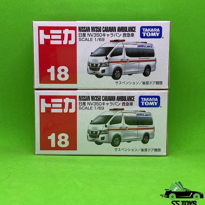 Tomica Nissan NV350 Caravan Ambulance (Kode 002))