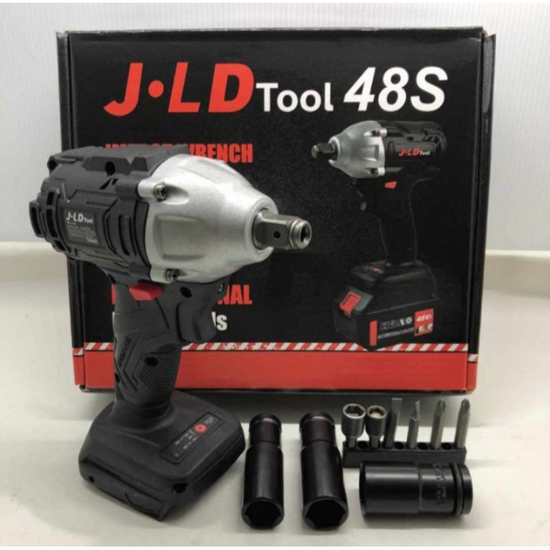 Impact wrench cordless single baterai 48volt J.LD Tools