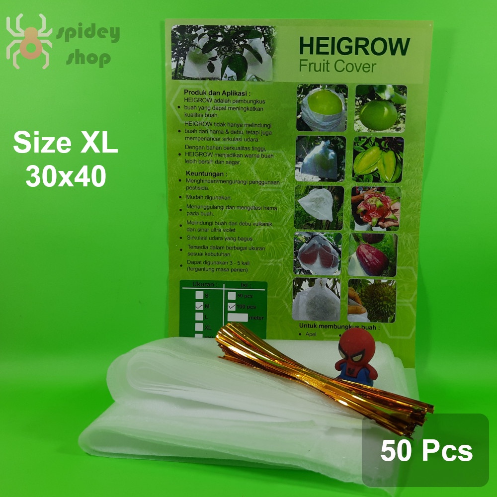 Fruit Cover Heigro Ukuran XL 50 Pcs