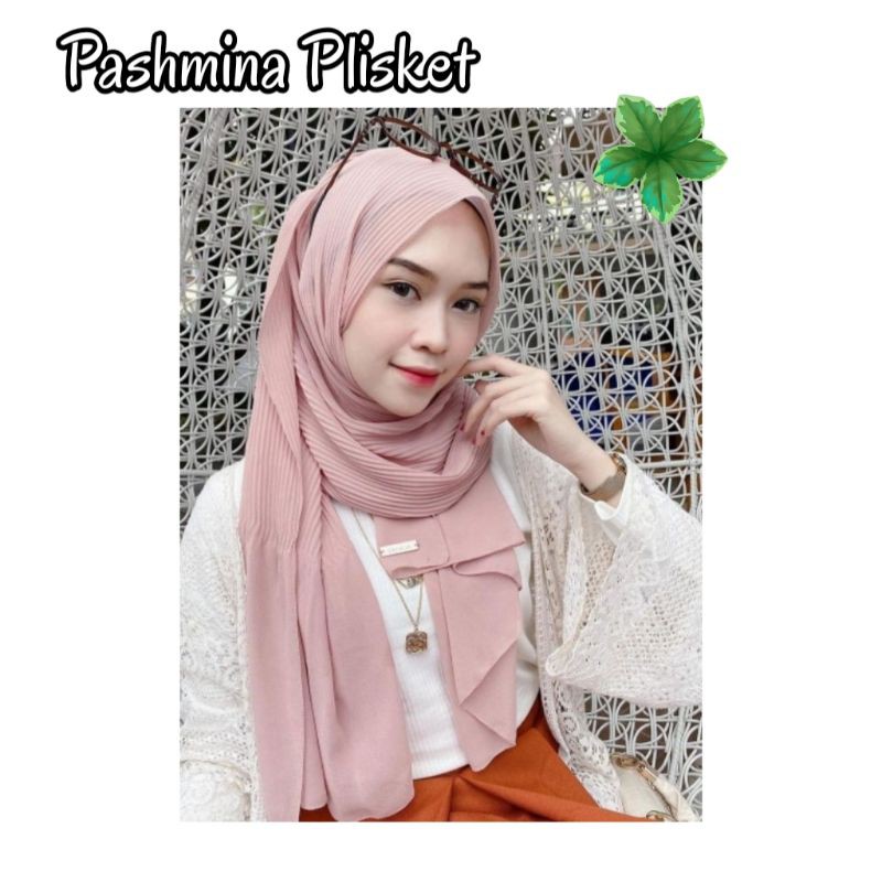 Pasmina Plisket Ceruty Premium Murah