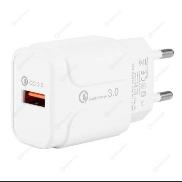 [COD] KEPALA CHARGER QUALCOMM QUICK CHARGE 3.0 ADAPTOR FAST CHARGING CARGER HP QC3.0 LZ023 ORIGINAL