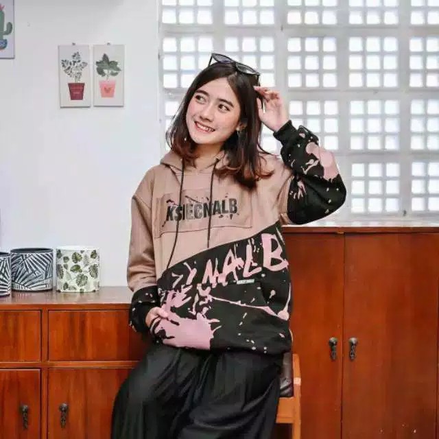 JAKET COUPLE KSIECNALB L-XL-XXL / HOODIE COUPLE KSIECNALB / SWEATER COUPLE KSIECNALB LF-MOCA HITAM