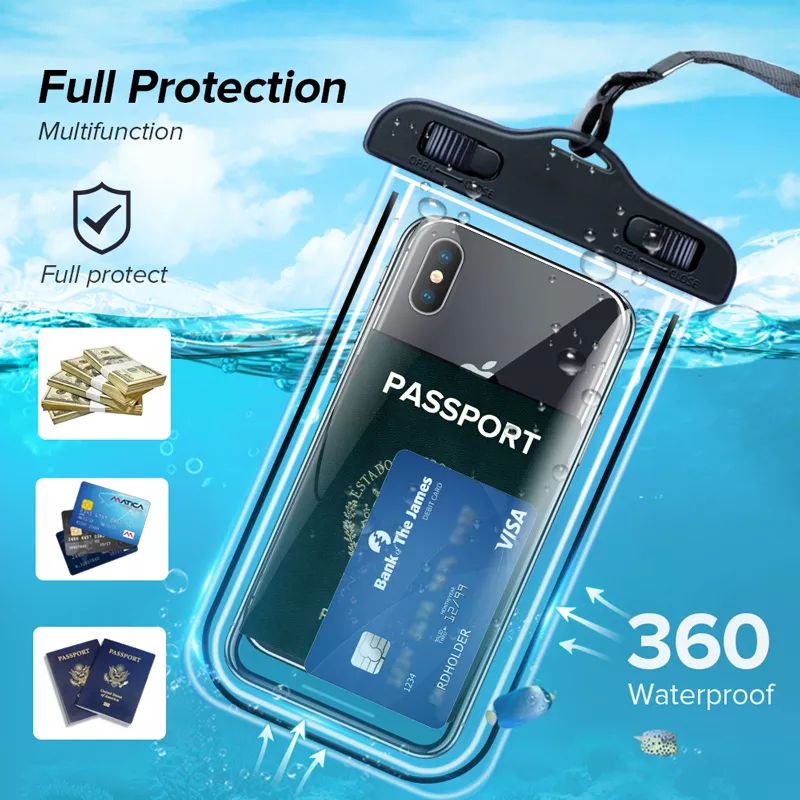 Cover Sarung HP Anti Air / Handphone Case Waterproof / Pouch HP Anti Air