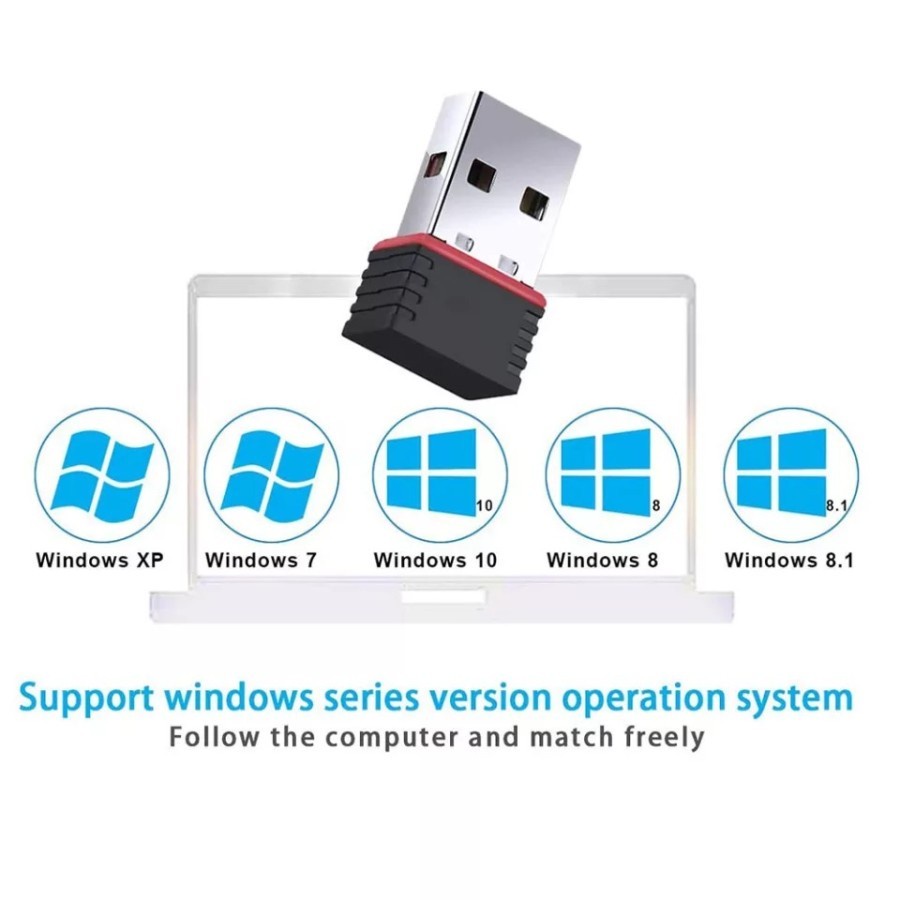 USB Dongle WIFI Adapter for PC Laptop