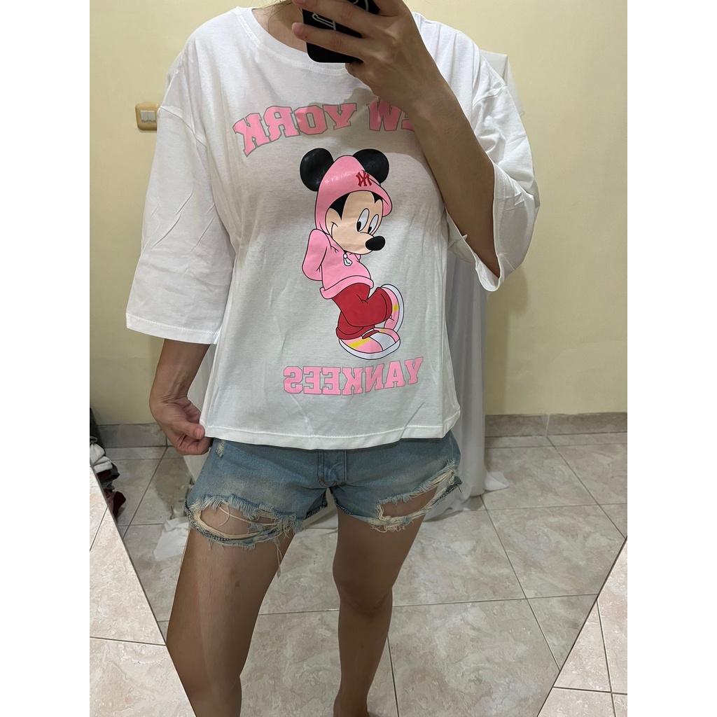 Toply shop Kaos wanita Oversize