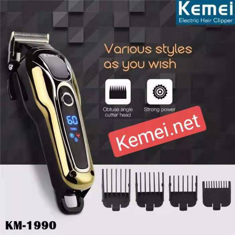 Kemei 1990 original alat cukur rambut