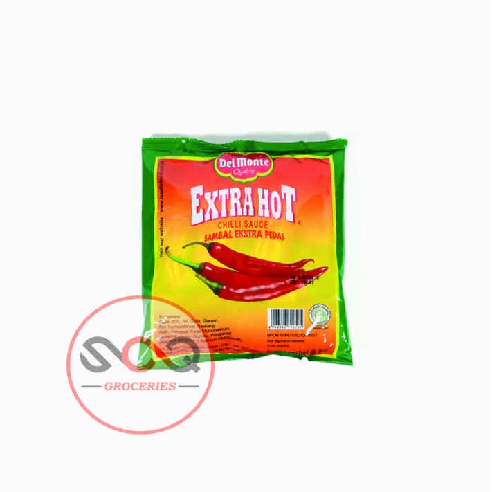 

Saos Sambal Extra Hot Delmonte Sachet 24 pcs