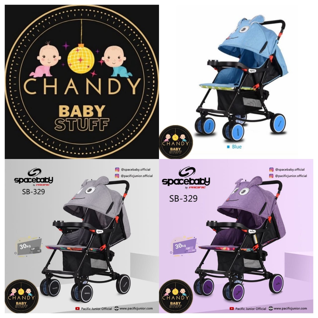 STROLLER BABY BISA AYUN HADAP SATU ARAH SPACE BABY SB 329