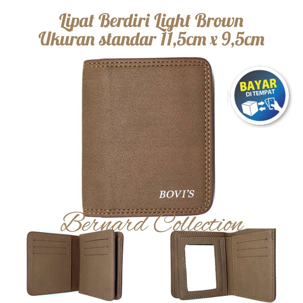 Dompet Pria Dompet Laki2 Dompet Pria Simple Dan Polos Lipat Berdiri Atau Lipat Buku