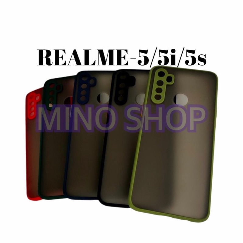 SOFTCASE REALME 5 5i 5S - HARDCASE DOVE MYCHOICE PLUS PELINDUNG KAMERA - AERO CASE