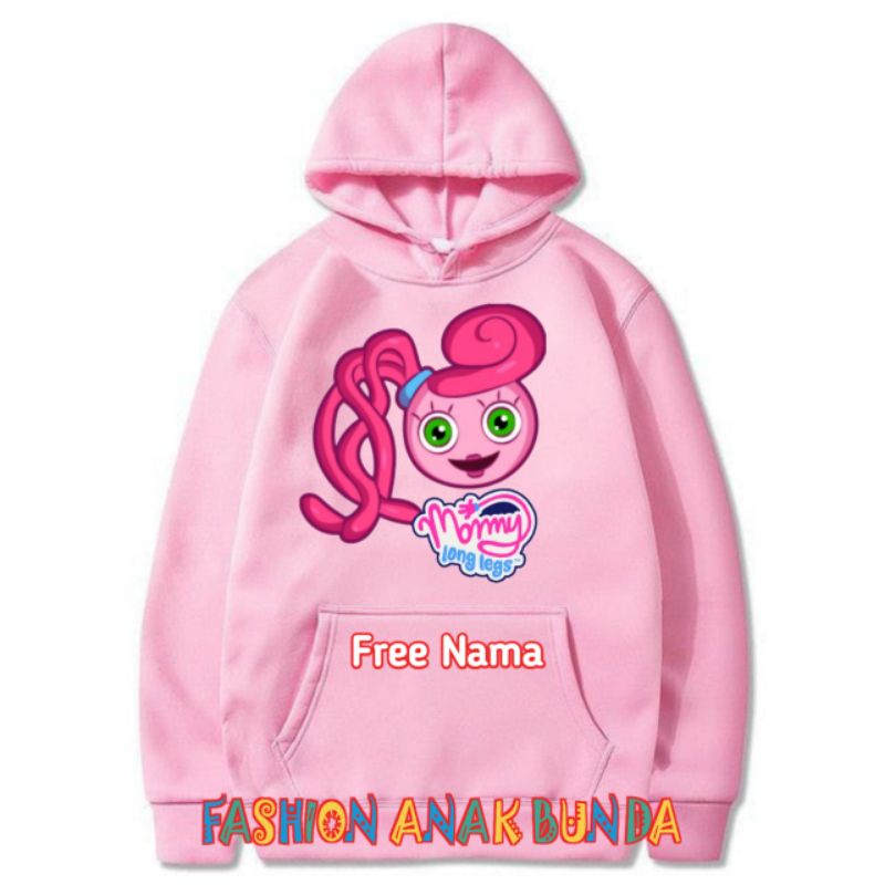 JAKET HOODIE ANAK MOMMY LONG LEGS POPPY PLAYTIME TERBARU BAHAN TEBAL