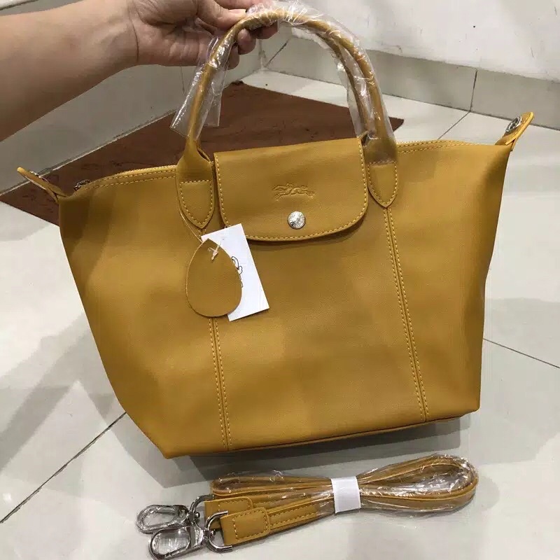 Tas wanita Cuir*kulit Mirror#kuning mustard