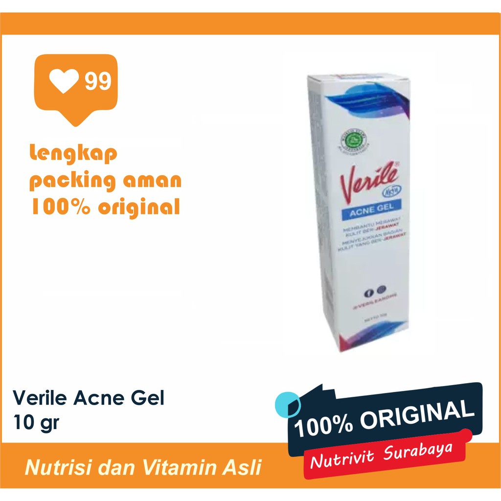 VERILE ACNE GEL 10GR