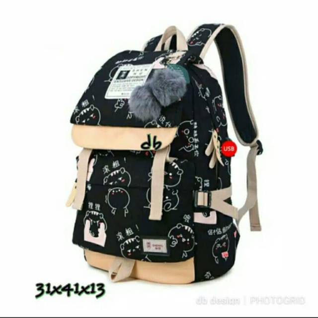 Tas ransel backpack karakter Japang/Batman ransel anak Sekolah Paud Tk SD perempuan/Laki laki Impor