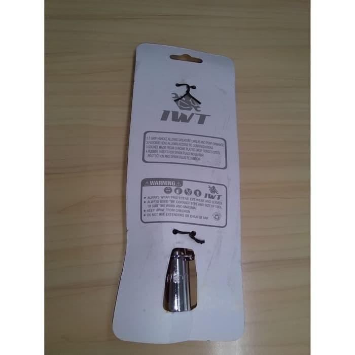 Murah kunci busi flexible 16 mm merk IWT Promo