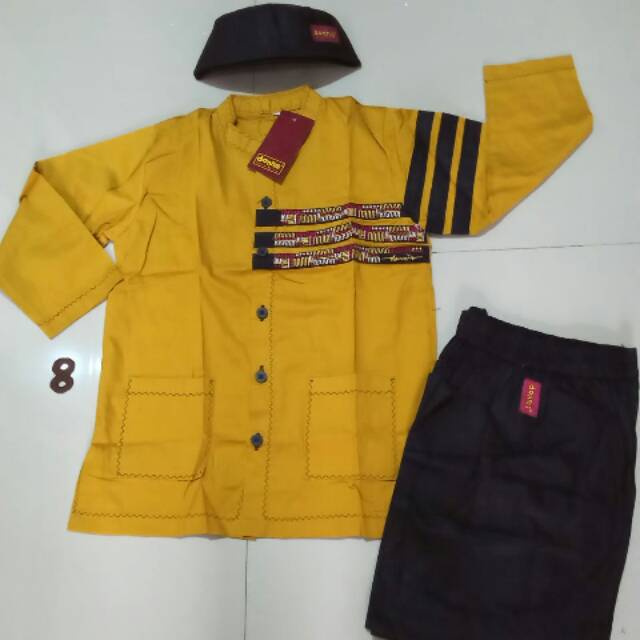 Setelan koko Dannis anak size 8