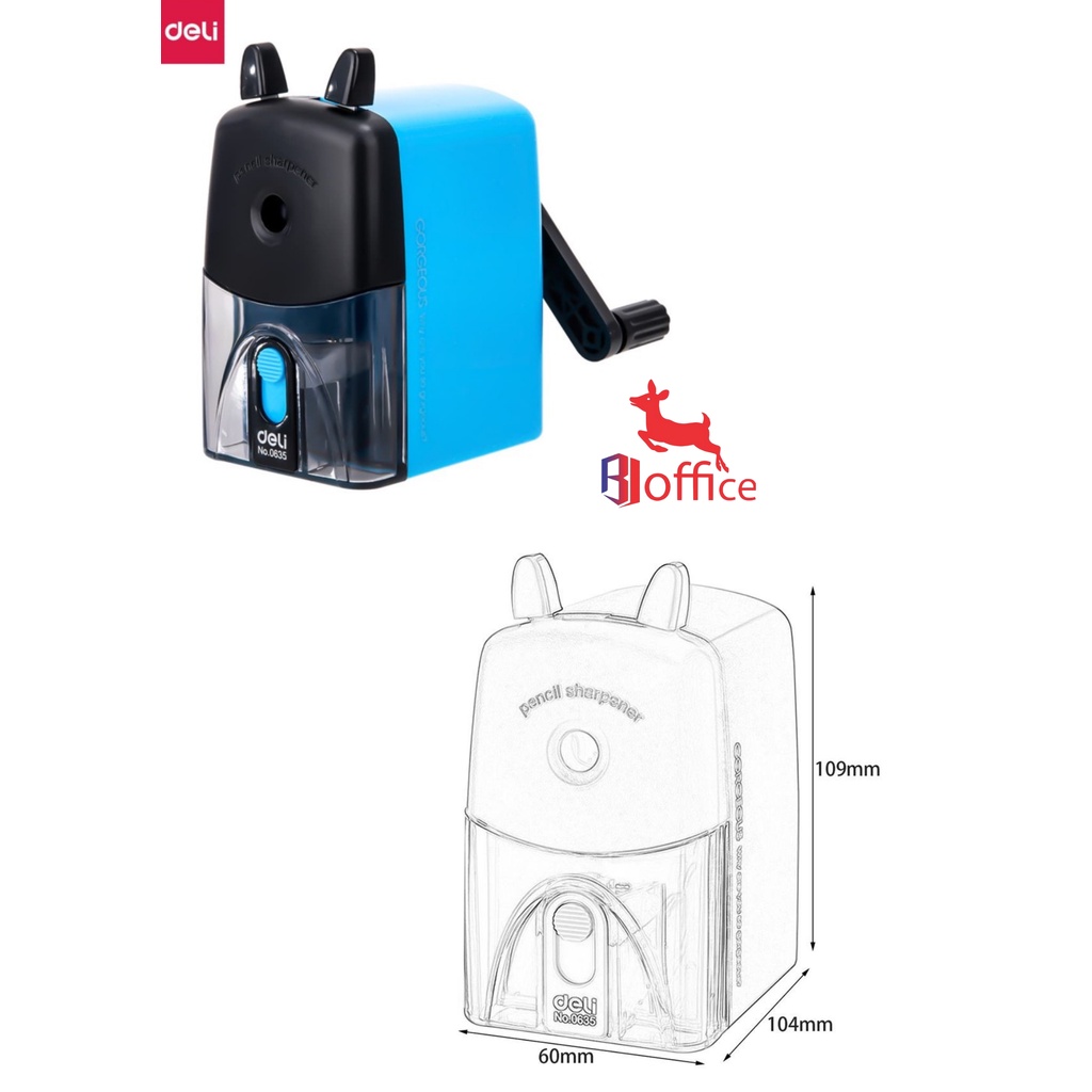 

Rautan Pensil Meja - Rotary Sharpener E0635 / Deli / Murah