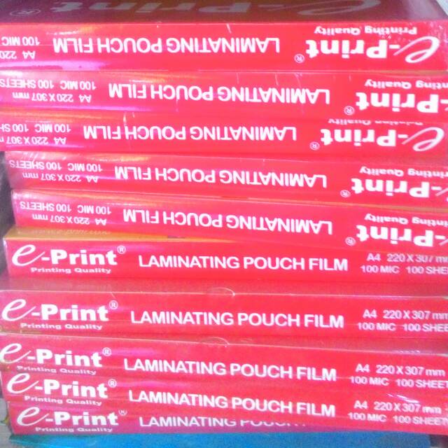 

E-print laminating A4