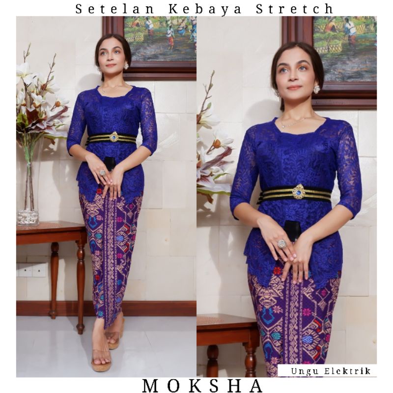 Setelan Kebaya Kutubaru Stretch Moksha