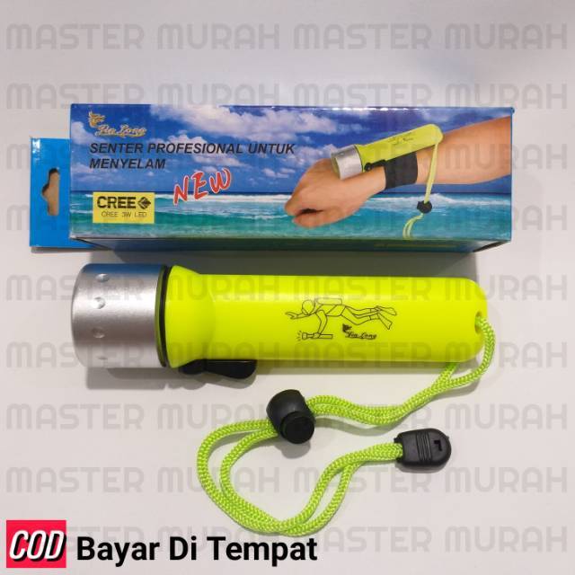 Senter Selam Jinlong Anti Air Diving Menyelam dan Snorkeling